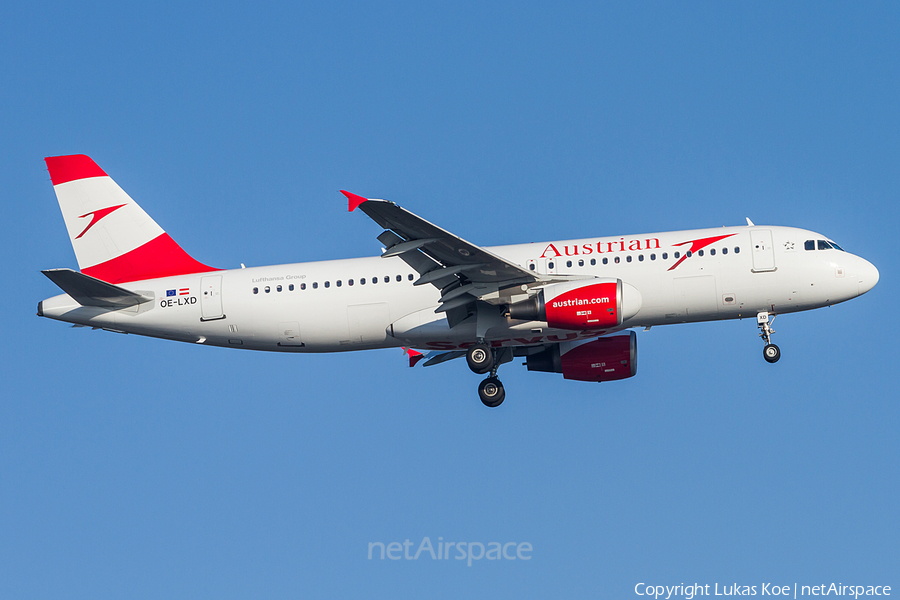 Austrian Airlines Airbus A320-216 (OE-LXD) | Photo 232888