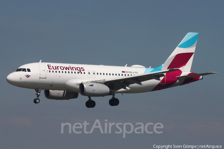Eurowings Europe Airbus A319-132 (OE-LYU) | Photo 255157