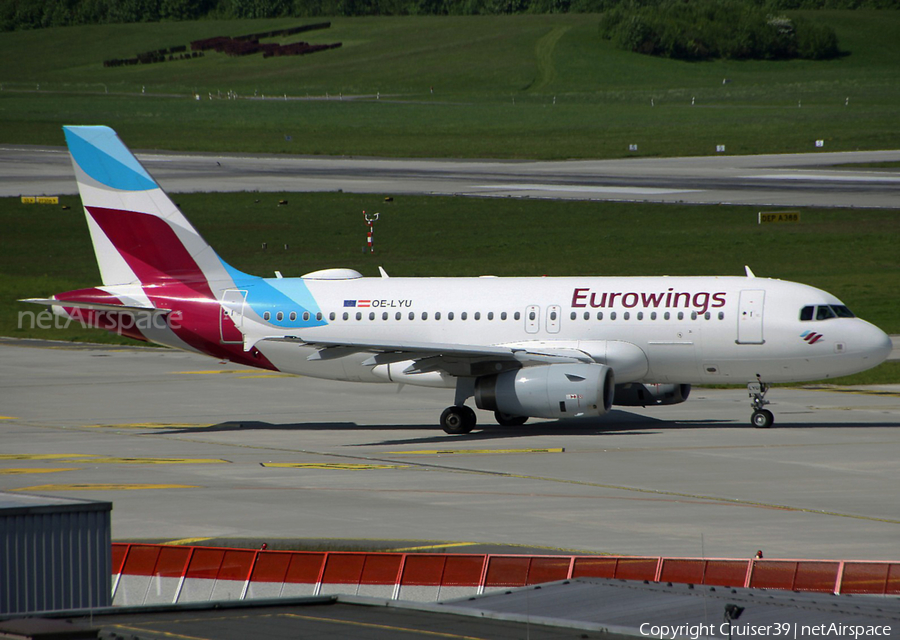 Eurowings Europe Airbus A319-132 (OE-LYU) | Photo 467625