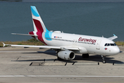 Eurowings Europe Airbus A319-132 (OE-LYV) at  Corfu - International, Greece