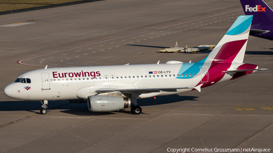Eurowings Europe Airbus A319-132 (OE-LYV) | Photo 397724