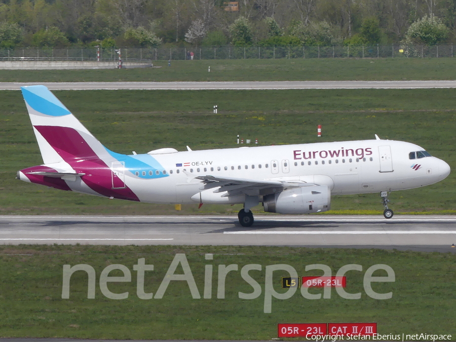 Eurowings Europe Airbus A319-132 (OE-LYV) | Photo 444390