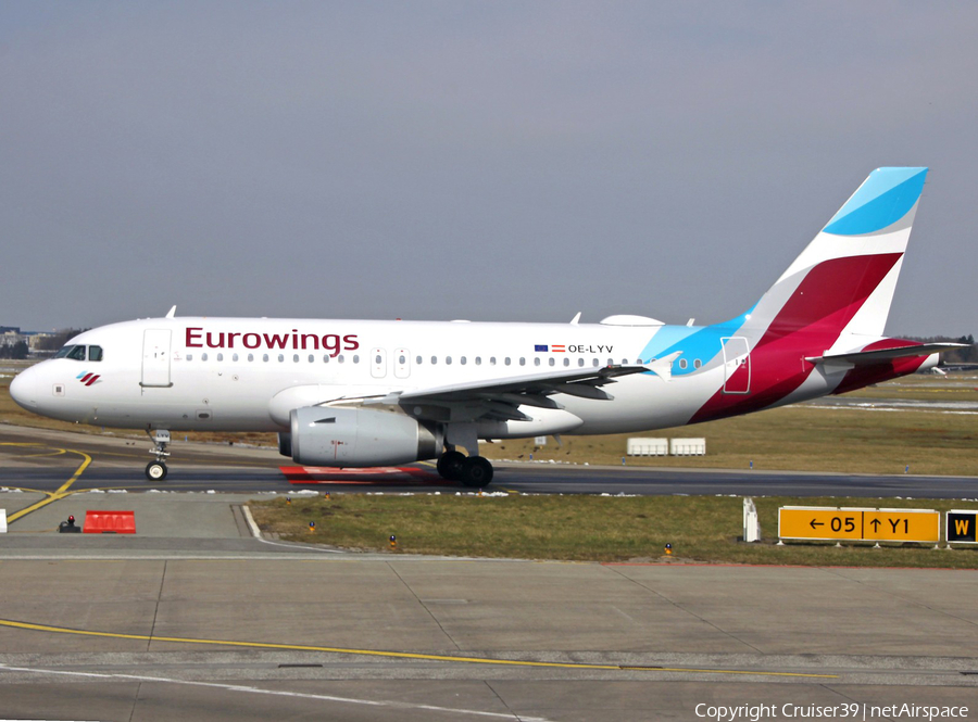 Eurowings Europe Airbus A319-132 (OE-LYV) | Photo 269076