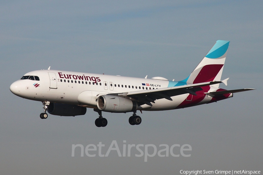 Eurowings Europe Airbus A319-132 (OE-LYV) | Photo 281472