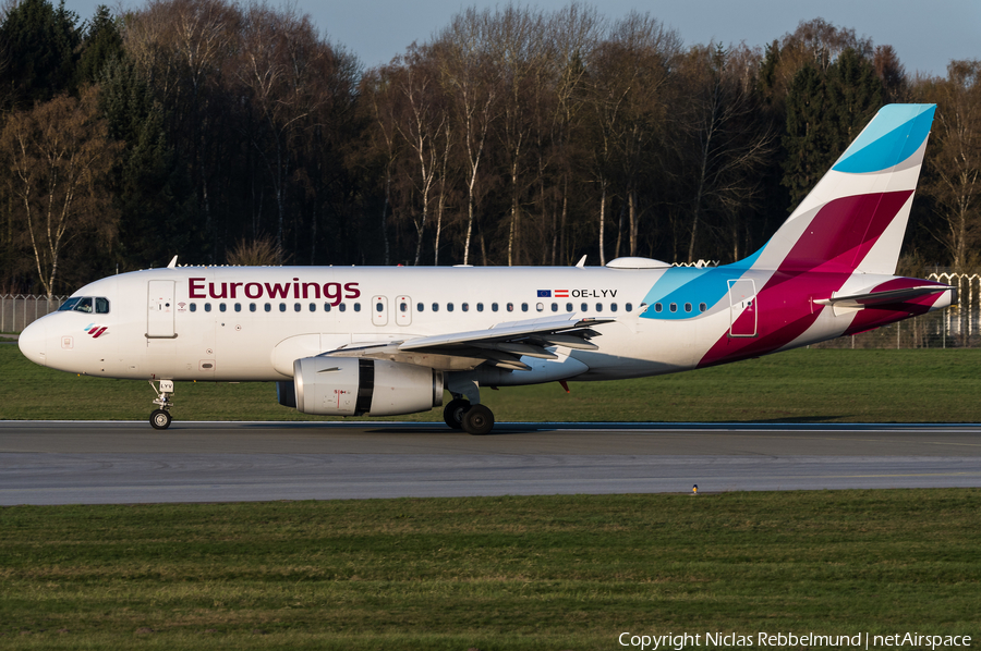 Eurowings Europe Airbus A319-132 (OE-LYV) | Photo 309134