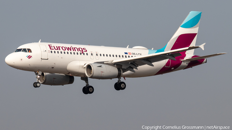Eurowings Europe Airbus A319-132 (OE-LYV) | Photo 434839