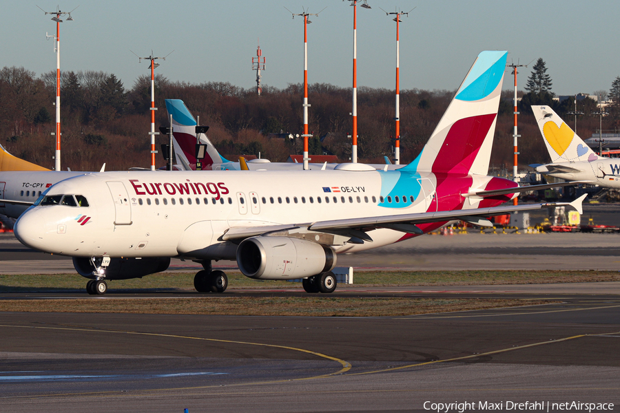 Eurowings Europe Airbus A319-132 (OE-LYV) | Photo 487454