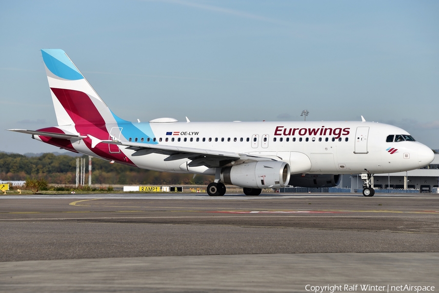 Eurowings Europe Airbus A319-132 (OE-LYW) | Photo 309881