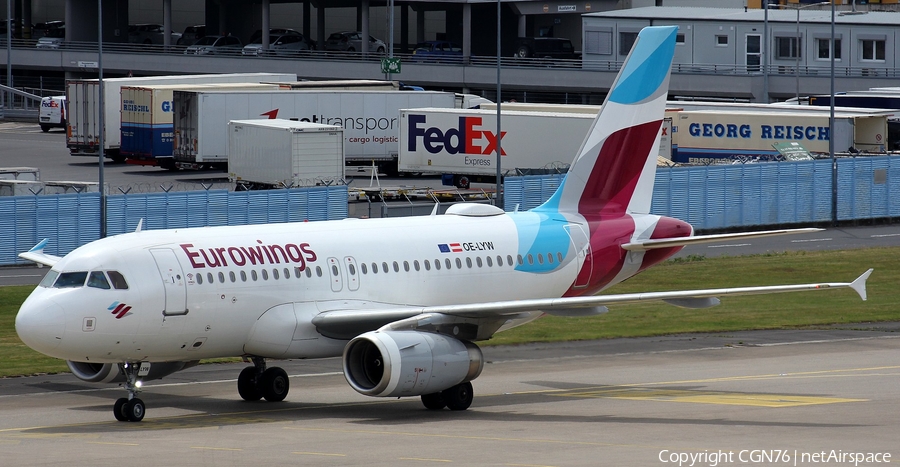 Eurowings Europe Airbus A319-132 (OE-LYW) | Photo 510742