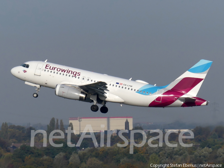 Eurowings Europe Airbus A319-132 (OE-LYW) | Photo 476525