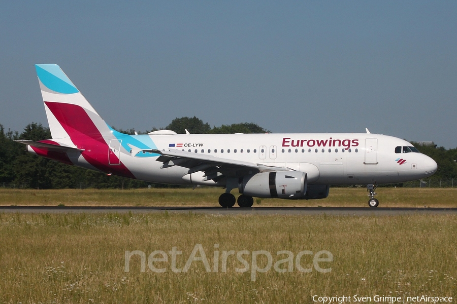 Eurowings Europe Airbus A319-132 (OE-LYW) | Photo 247245