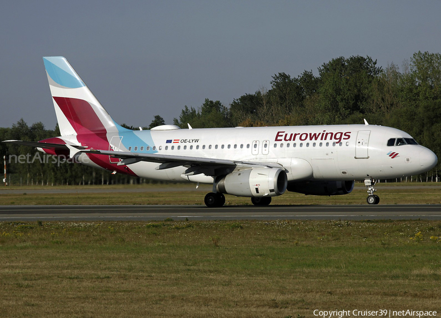 Eurowings Europe Airbus A319-132 (OE-LYW) | Photo 541657