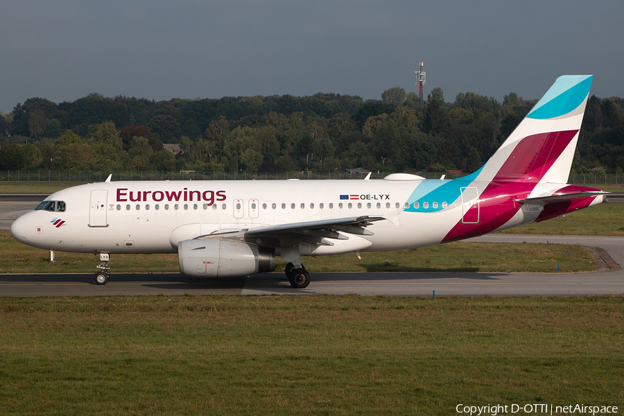 Eurowings Europe Airbus A319-132 (OE-LYX) | Photo 262770