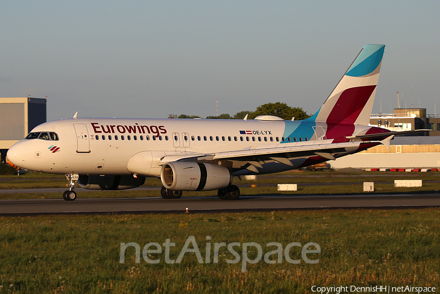 Eurowings Europe Airbus A319-132 (OE-LYX) | Photo 444121