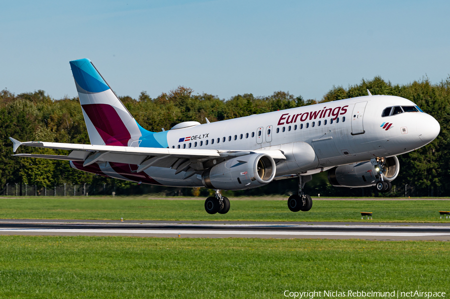 Eurowings Europe Airbus A319-132 (OE-LYX) | Photo 474732