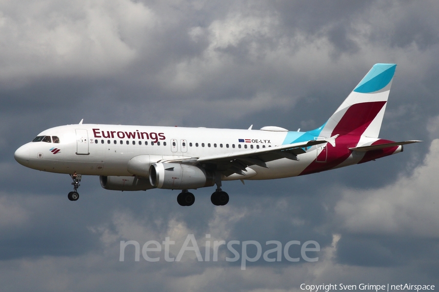 Eurowings Europe Airbus A319-132 (OE-LYX) | Photo 516020
