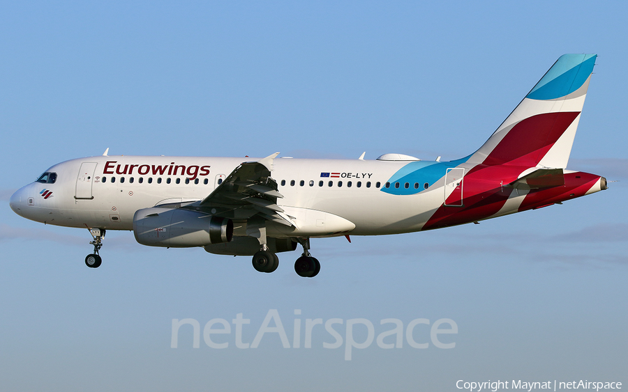 Eurowings Europe Airbus A319-132 (OE-LYY) | Photo 265165