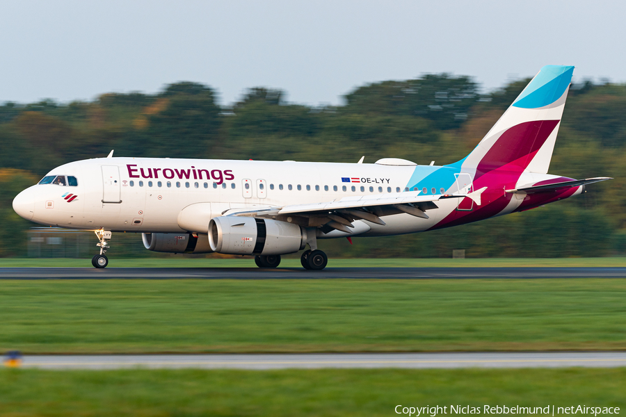 Eurowings Europe Airbus A319-132 (OE-LYY) | Photo 353175