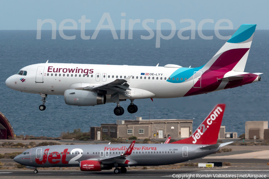 Eurowings Europe Airbus A319-132 (OE-LYY) | Photo 375651