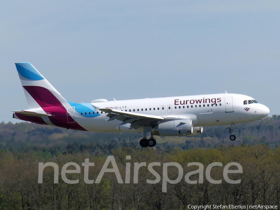 Eurowings Europe Airbus A319-132 (OE-LYZ) | Photo 504670