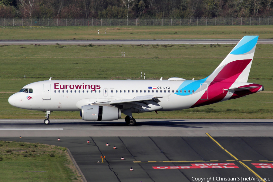 Eurowings Europe Airbus A319-132 (OE-LYZ) | Photo 278025