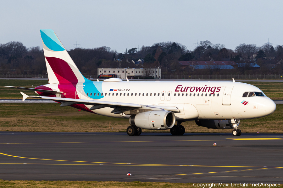 Eurowings Europe Airbus A319-132 (OE-LYZ) | Photo 495549