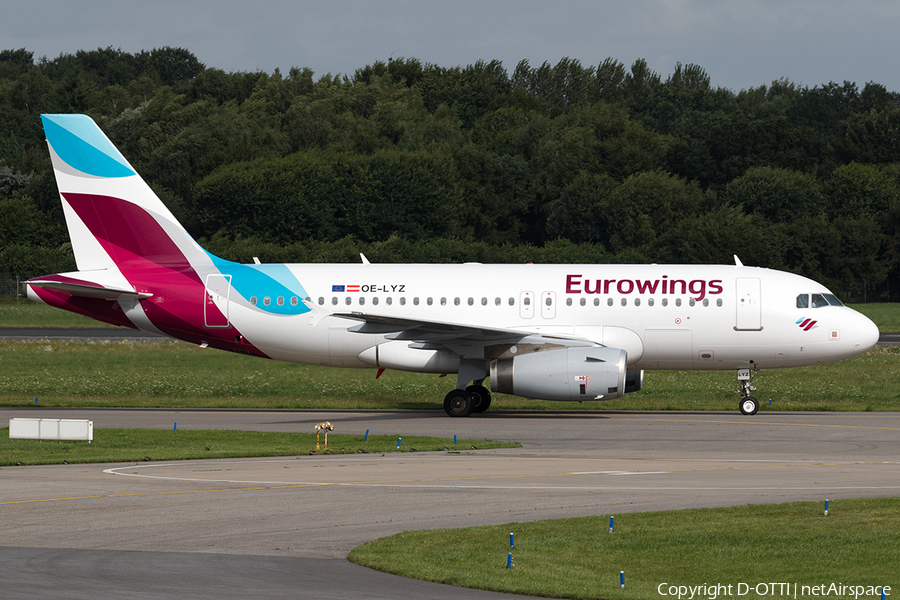 Eurowings Europe Airbus A319-132 (OE-LYZ) | Photo 179357