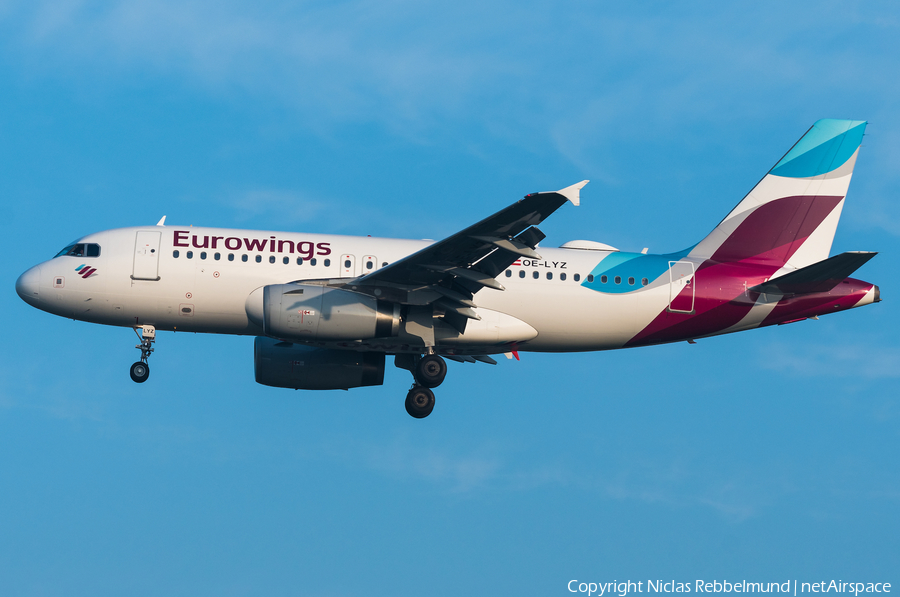 Eurowings Europe Airbus A319-132 (OE-LYZ) | Photo 307934