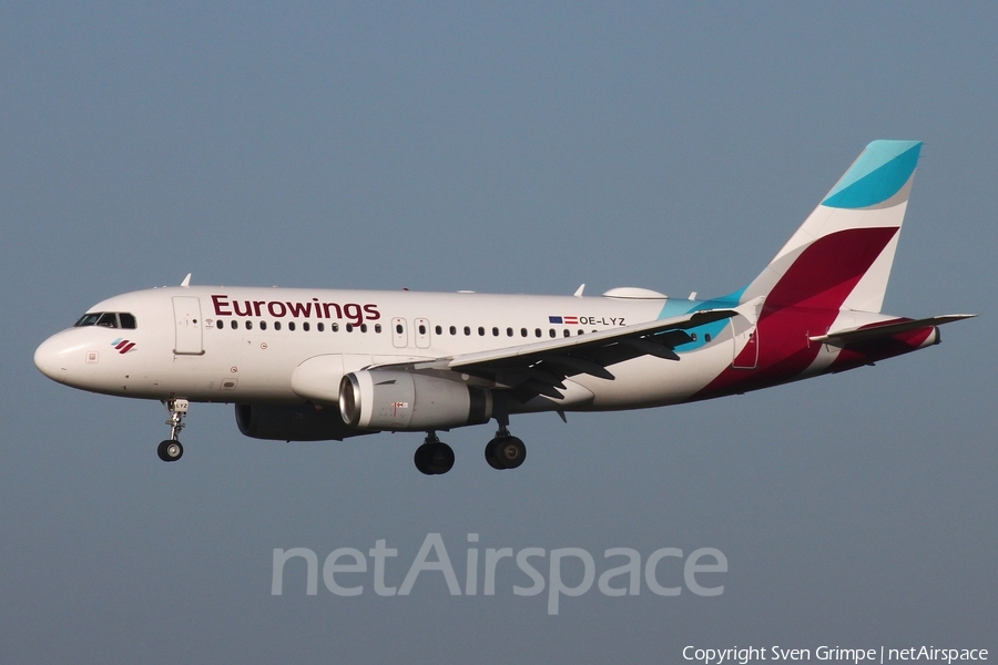 Eurowings Europe Airbus A319-132 (OE-LYZ) | Photo 492763