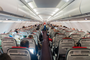 Austrian Airlines Airbus A320-214 (OE-LZC) at  In Flight, Romania