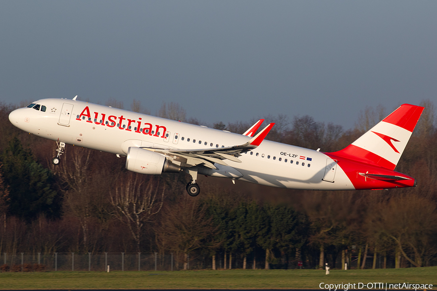 Austrian Airlines Airbus A320-214 (OE-LZF) | Photo 363519