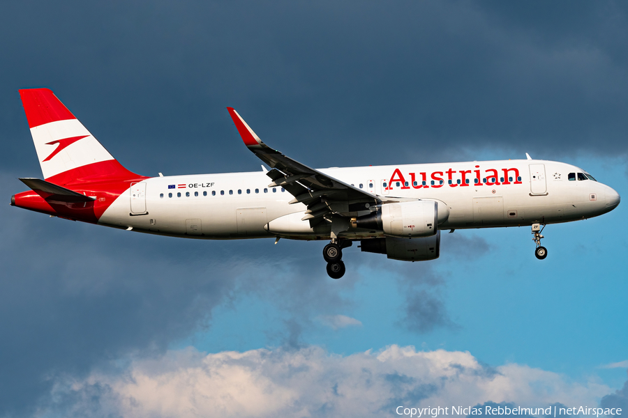 Austrian Airlines Airbus A320-214 (OE-LZF) | Photo 456721