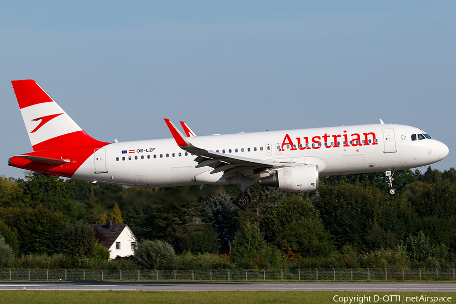 Austrian Airlines Airbus A320-214 (OE-LZF) | Photo 469099