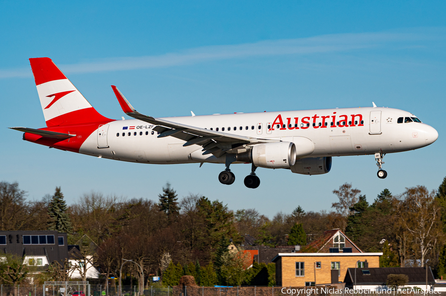 Austrian Airlines Airbus A320-214 (OE-LZF) | Photo 503803