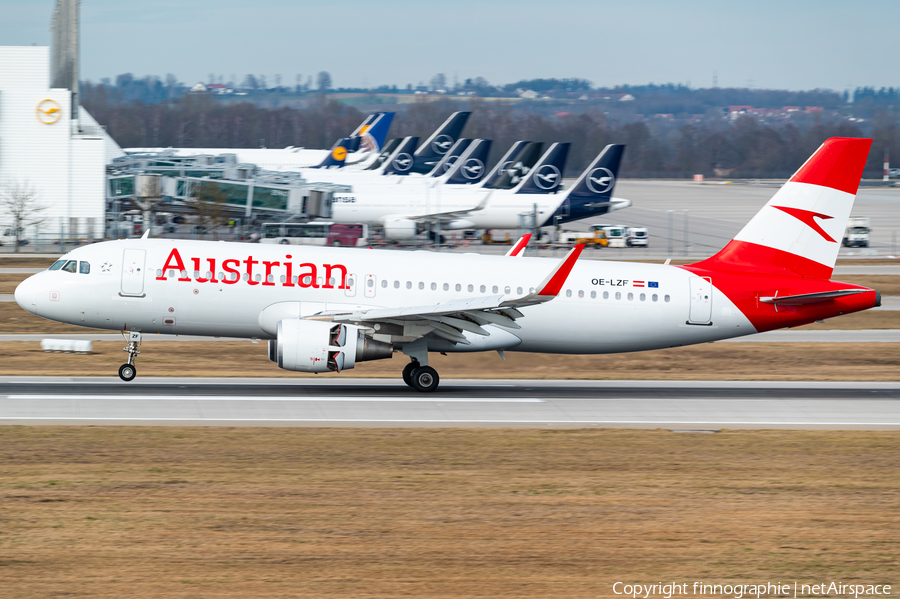 Austrian Airlines Airbus A320-214 (OE-LZF) | Photo 611970