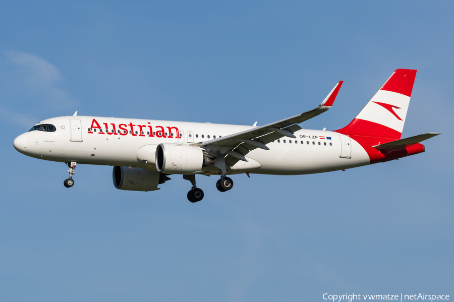 Austrian Airlines Airbus A320-271N (OE-LZP) | Photo 635705
