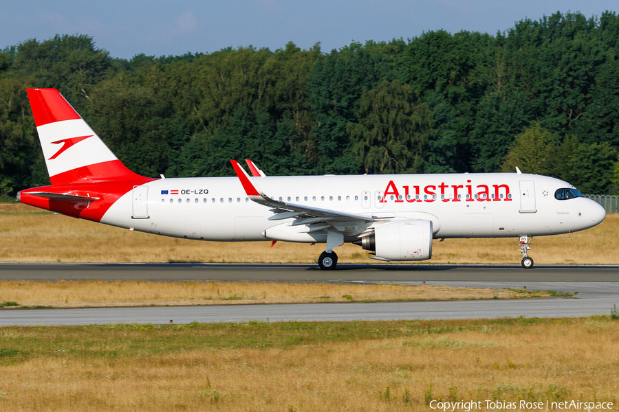 Austrian Airlines Airbus A320-271N (OE-LZQ) | Photo 582045