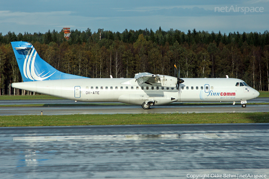 Finncomm Airlines ATR 72-500 (OH-ATE) | Photo 52322