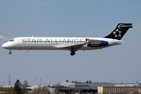 Blue1 Boeing 717-23S (OH-BLP) at  Stockholm - Arlanda, Sweden