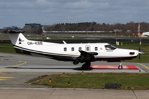 Kitzbühel Airways Pilatus PC-12/47E (NGX) (OH-KBB) at  Hamburg - Fuhlsbuettel (Helmut Schmidt), Germany