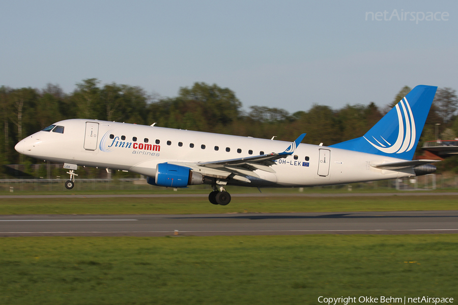 Finncomm Airlines Embraer ERJ-170LR (ERJ-170-100LR) (OH-LEK) | Photo 38700