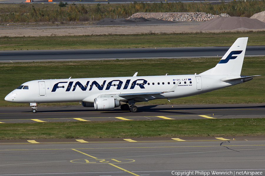 Finnair Embraer ERJ-190LR (ERJ-190-100LR) (OH-LKF) | Photo 126763