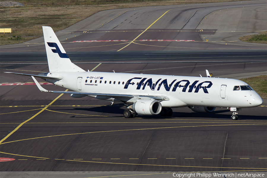 Finnair Embraer ERJ-190LR (ERJ-190-100LR) (OH-LKF) | Photo 126764