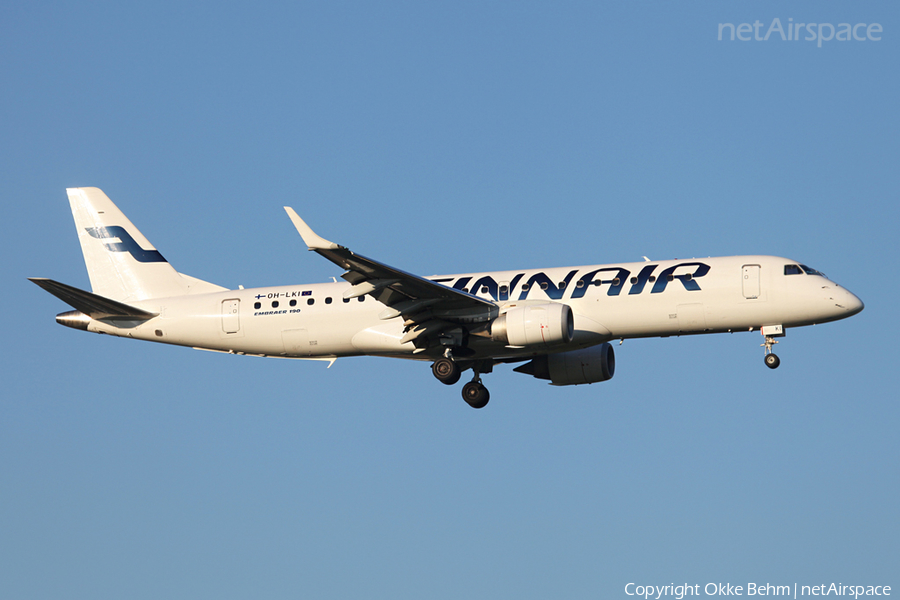 Finnair Embraer ERJ-190LR (ERJ-190-100LR) (OH-LKI) | Photo 36584