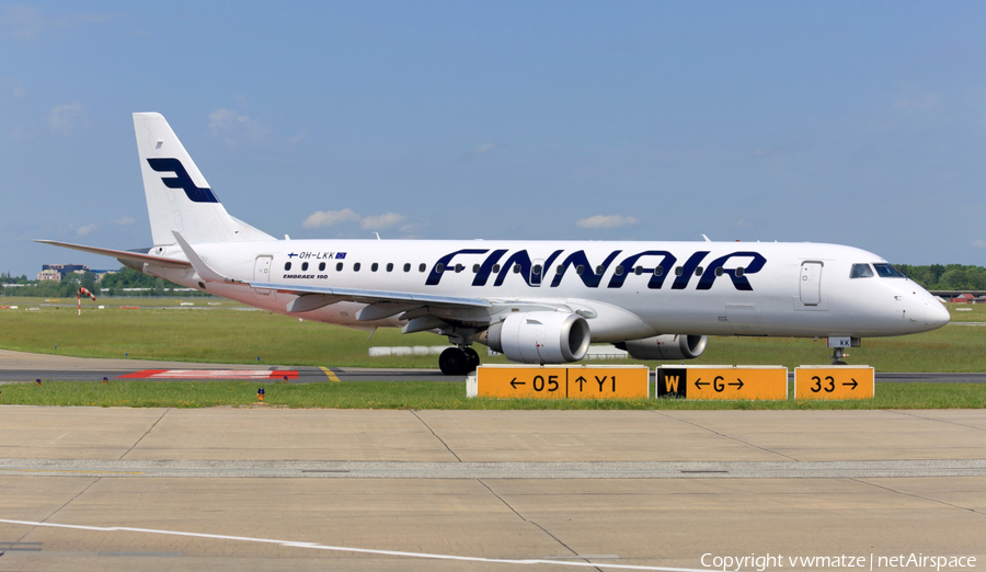 Finnair Embraer ERJ-190LR (ERJ-190-100LR) (OH-LKK) | Photo 165379