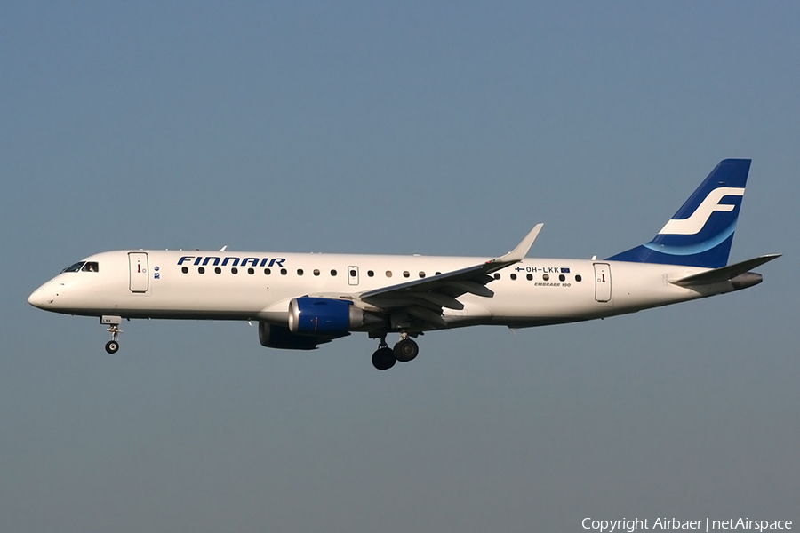 Finnair Embraer ERJ-190LR (ERJ-190-100LR) (OH-LKK) | Photo 371768