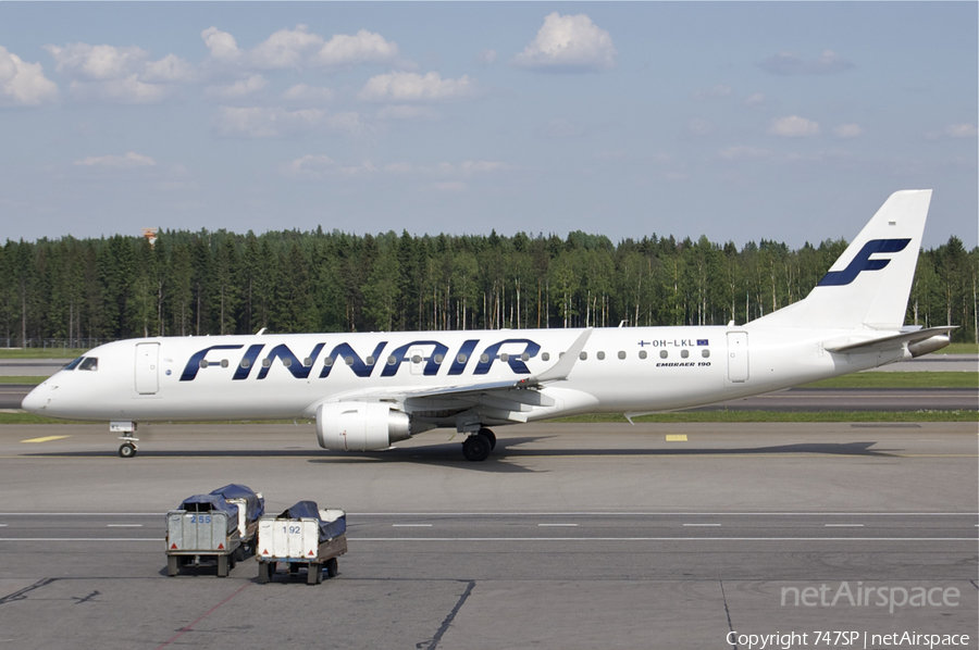 Finnair Embraer ERJ-190LR (ERJ-190-100LR) (OH-LKL) | Photo 36349