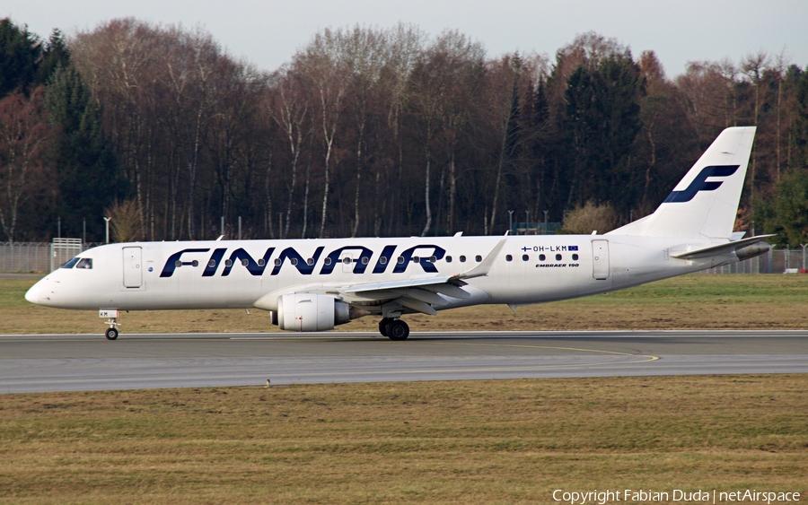 Finnair Embraer ERJ-190LR (ERJ-190-100LR) (OH-LKM) | Photo 296295