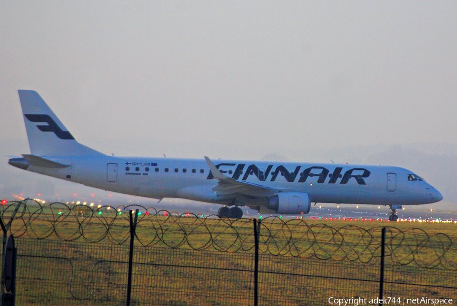 Finnair Embraer ERJ-190LR (ERJ-190-100LR) (OH-LKM) | Photo 398145