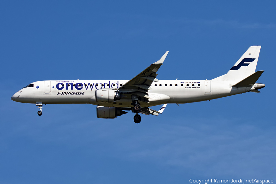 Finnair Embraer ERJ-190LR (ERJ-190-100LR) (OH-LKN) | Photo 132640